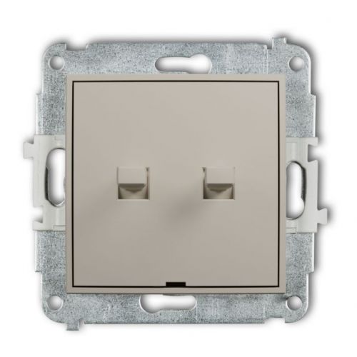 KARLIK MINI Łącznik pódwójny świecznikowy w stylu amerykańskim taupe 60MWPUS-2 - przechwytywanie[12].jpg